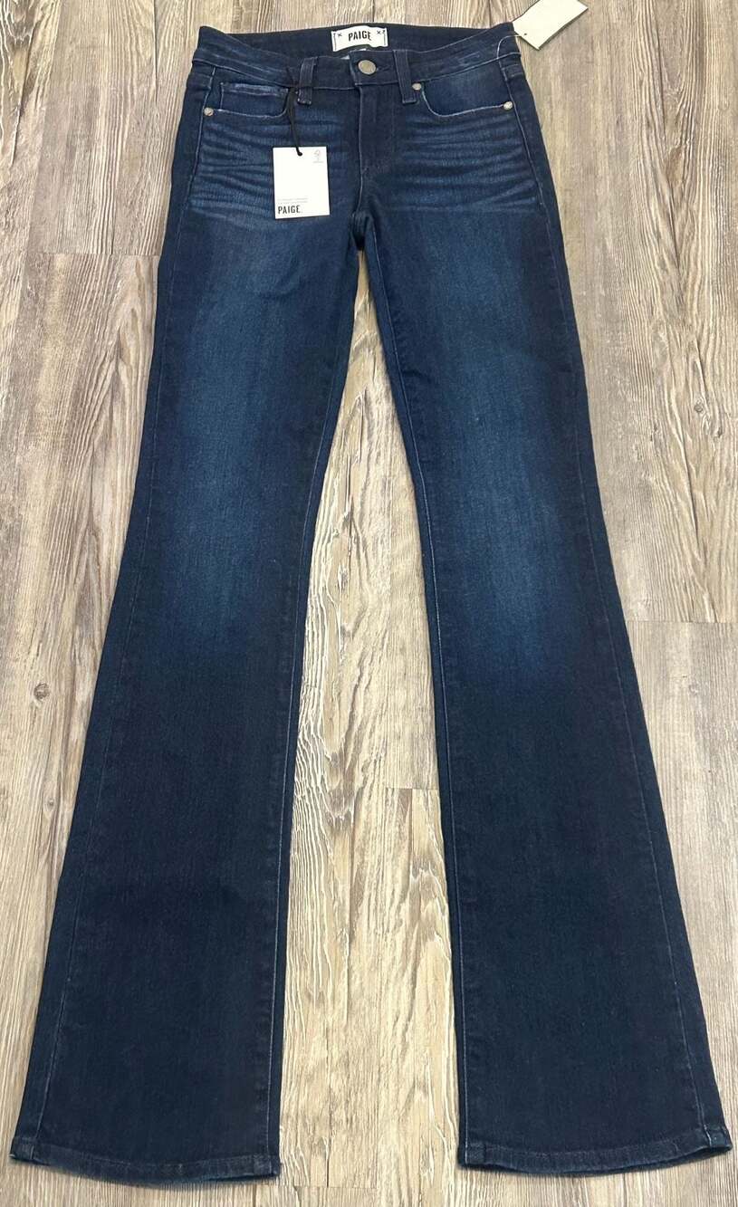 Paige Women's Dark Wash Bootcut Jeans Size 24